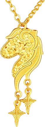 生肖马金饰1
